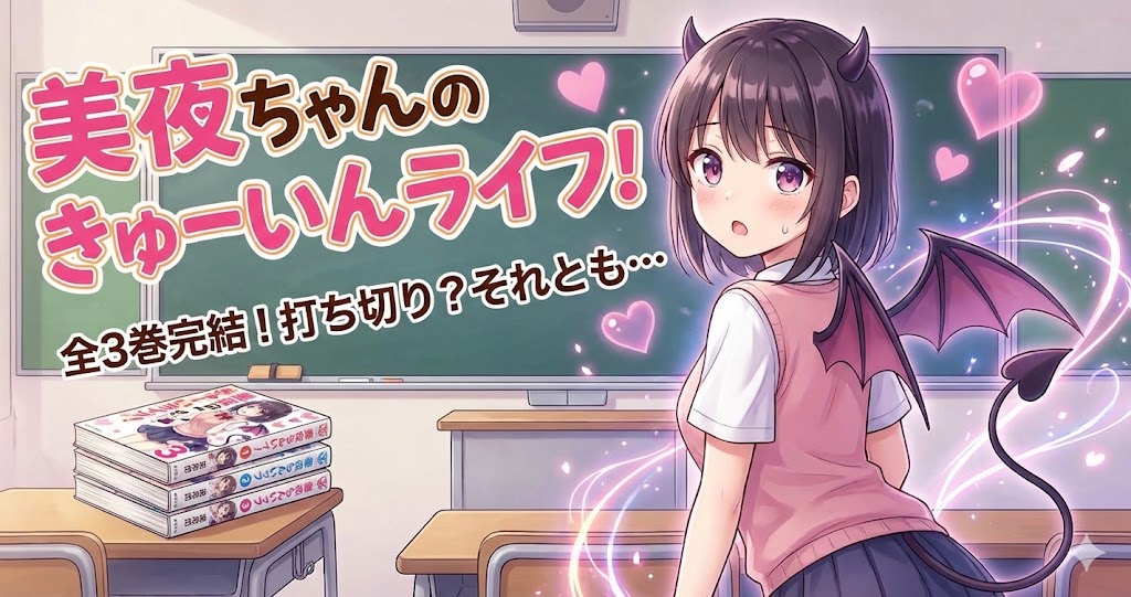 美夜ちゃんのきゅーいんライフ！は打ち切り？3巻完結の理由と結末を徹底考察