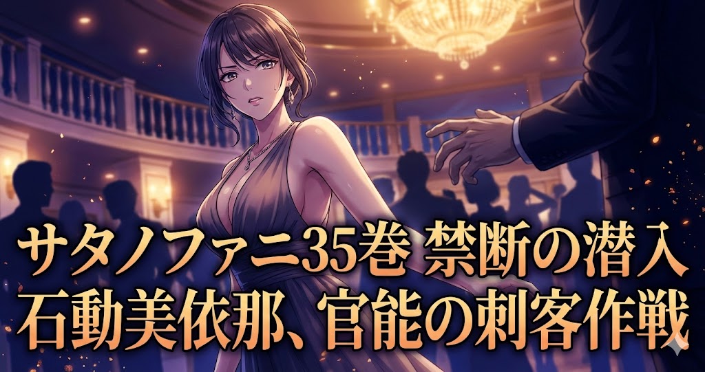 サタノファニ35巻のエロいシーン徹底解説！石動美依那が魅せる官能の刺客作戦