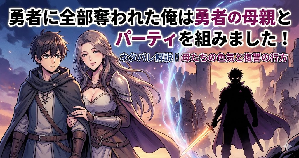 勇者に全部奪われた俺は勇者の母親とパーティを組みました！ネタバレ解説！母たちの色気と復讐の行方